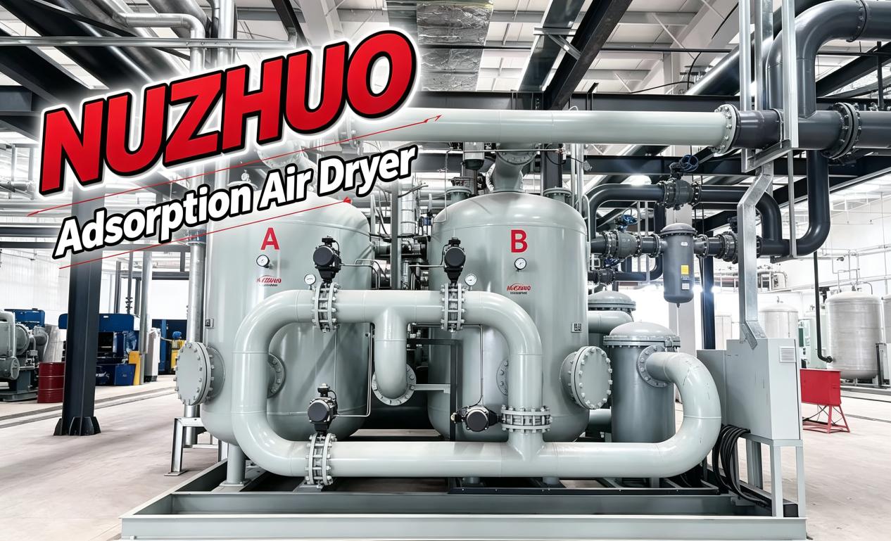 Máy sấy loại hấp phụ NUZHUO cấu hình lại logic hiệu quả năng lượng của hệ thố...